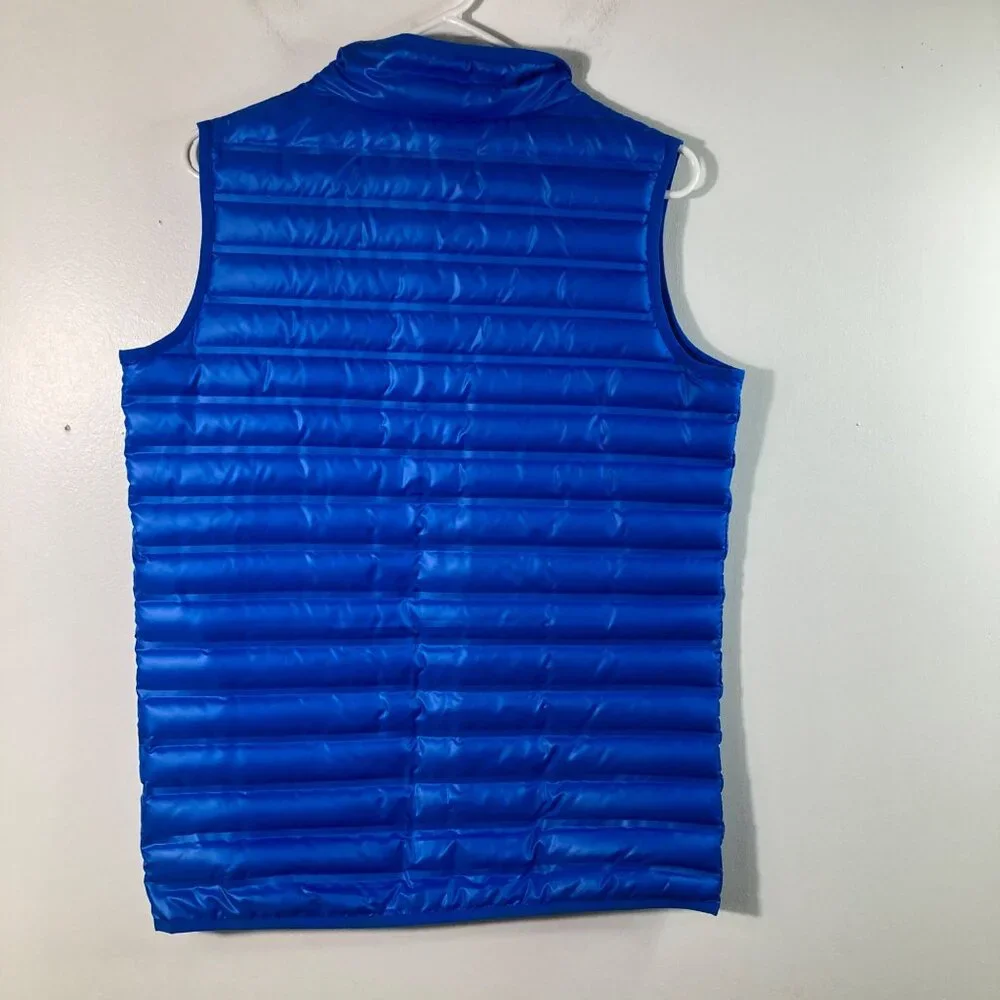 Boys Columbia Heat Seal Down Puffer‎ Vest Zip Blue XL Water Resistant NWT
